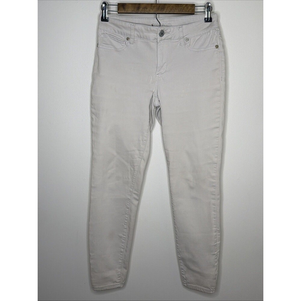 Maurices Chino Skinny Pants Women Small Beige Casual Work Small